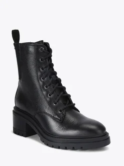 Carvela Black Champion Lace-Up Boots