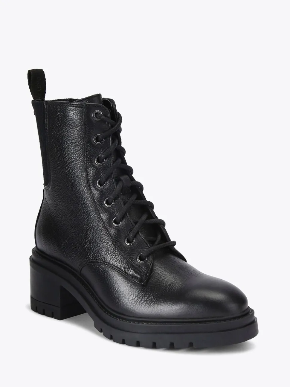 Carvela Black Champion Lace-Up Boots