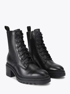 Carvela Black Champion Lace-Up Boots