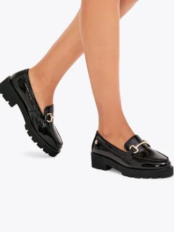 Carvela Black Light Snap Chunky Shoes