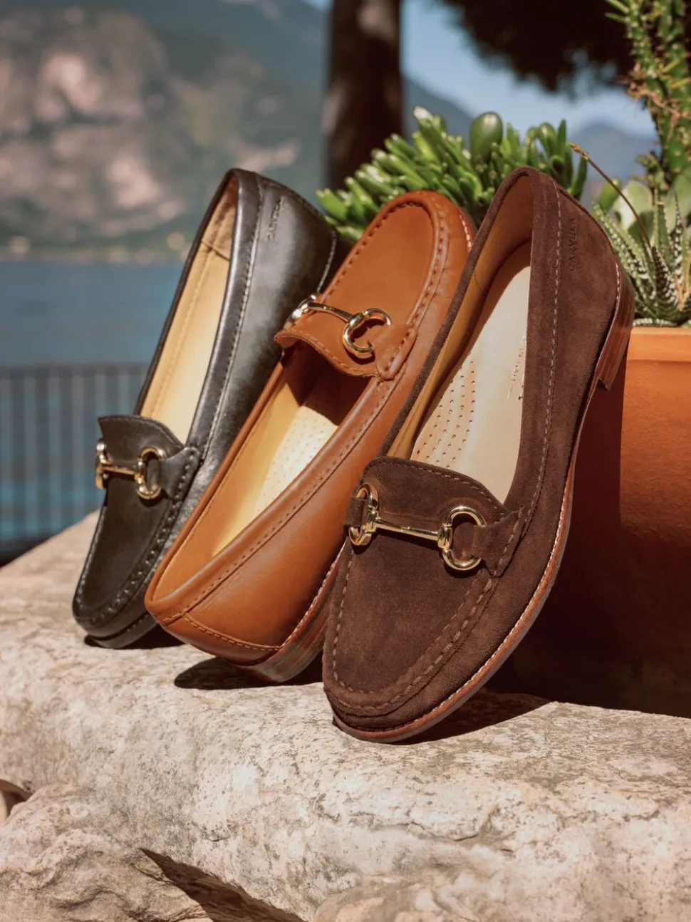 Carvela Comfort Brown London Click Leather Shoes