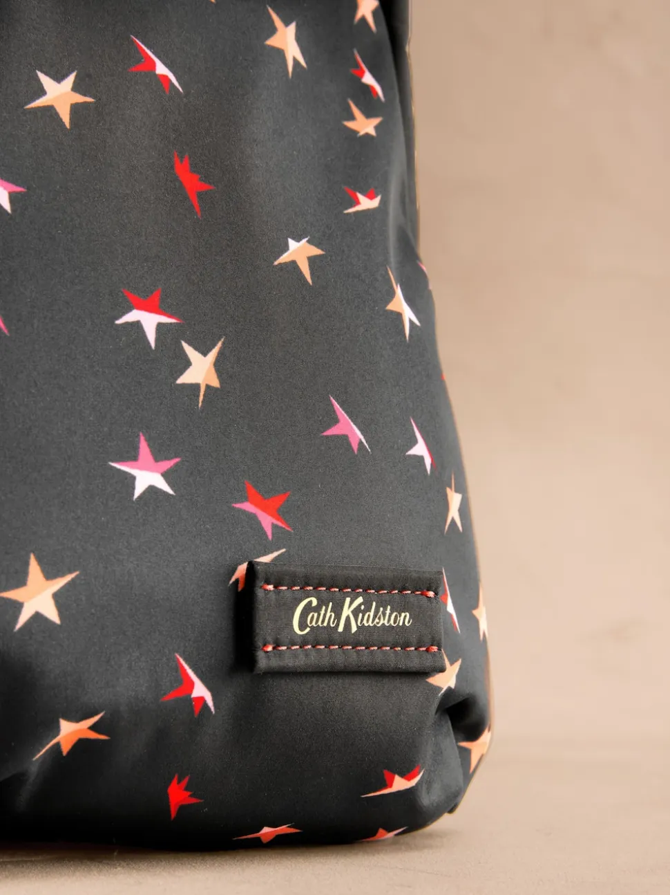Cath Kidston Black Folding Star Ditsy Padded Tech Case Bag