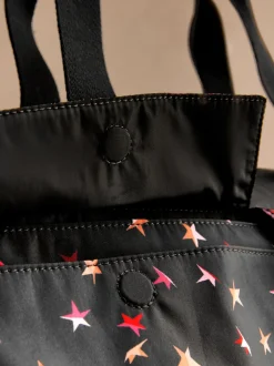Cath Kidston Black Folding Star Ditsy Padded Tech Case Bag