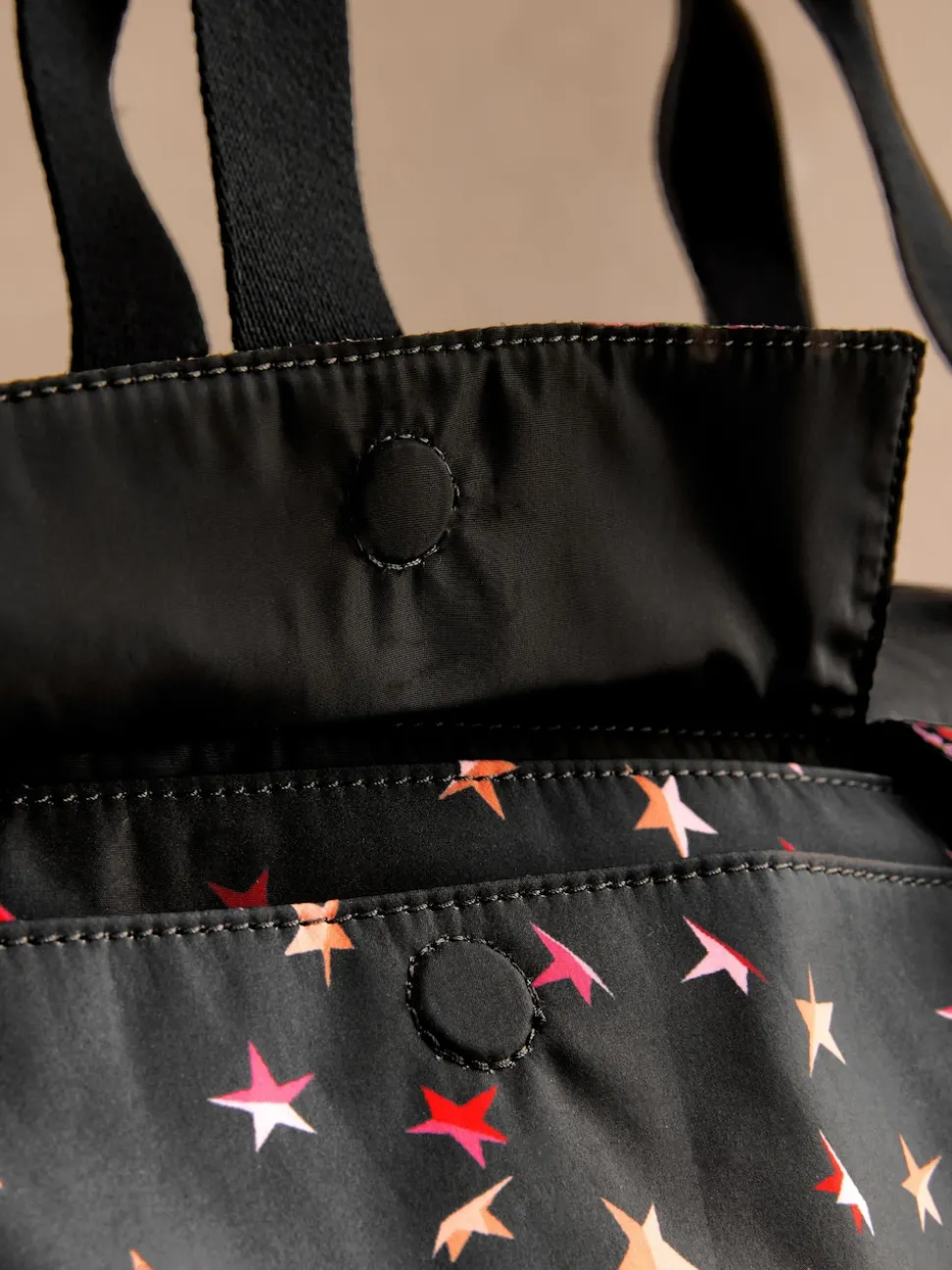 Cath Kidston Black Folding Star Ditsy Padded Tech Case Bag