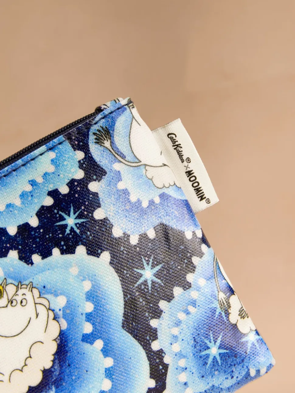 Cath Kidston Blue Clouds Moomins Zip Purse