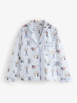 Cath Kidston Blue Lilah and Lewis Button Through Pyjamas