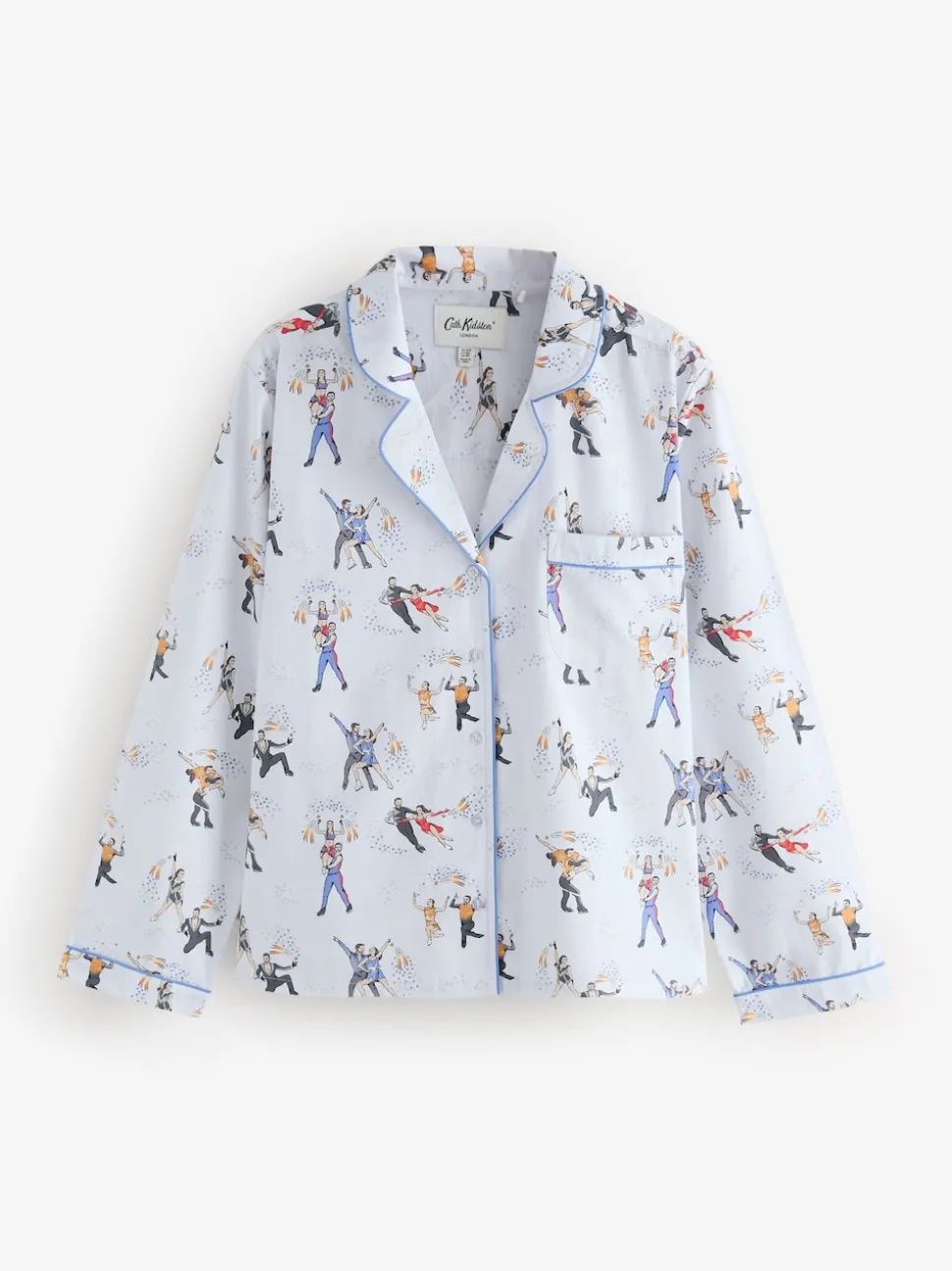 Cath Kidston Blue Lilah and Lewis Button Through Pyjamas