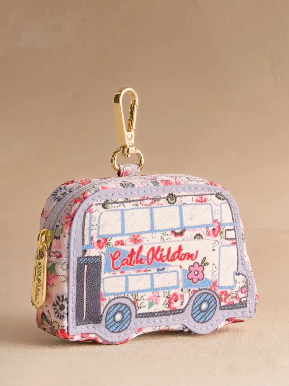 Cath Kidston Blue London Bus Clip On Purse