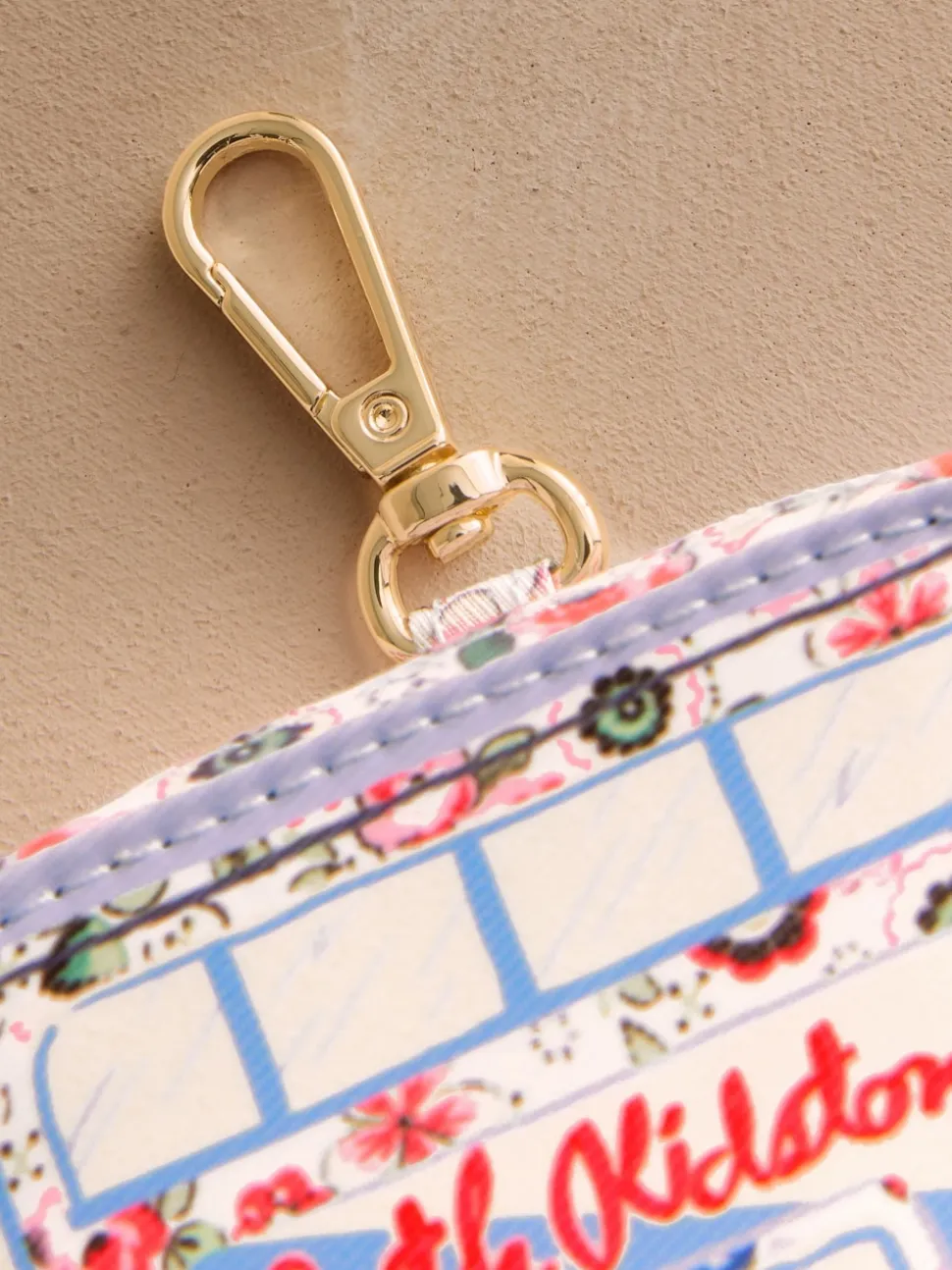 Cath Kidston Blue London Bus Clip On Purse