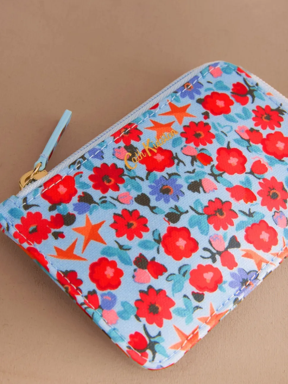 Cath Kidston Blue Star Ditsy Card Coin Purse