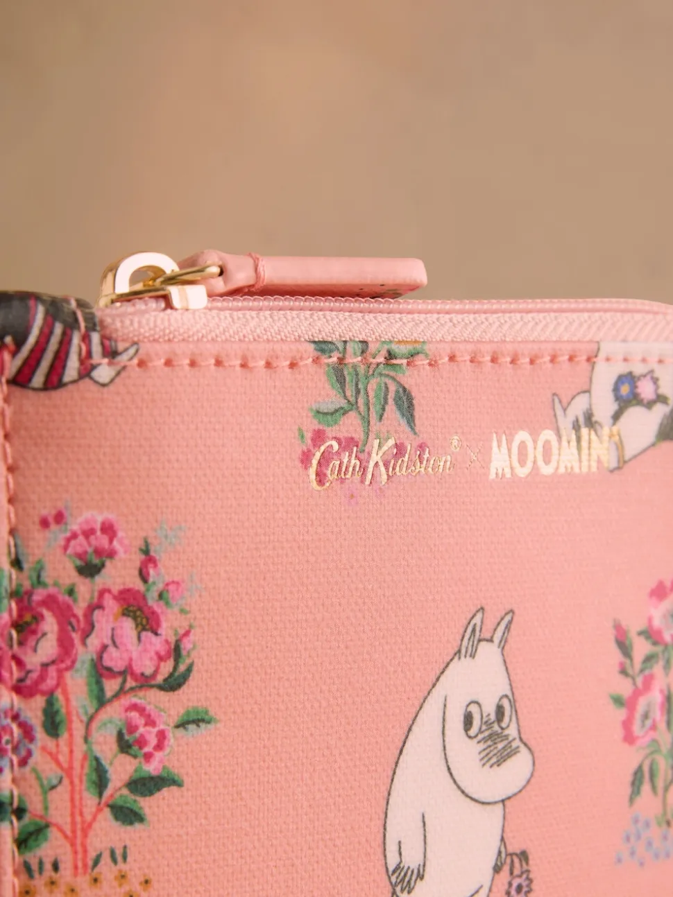 Cath Kidston Coral Pink Bunches Moomins Card Coin Purse