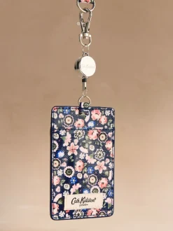 Cath Kidston Navy Queen Ditsy Lanyard Purse