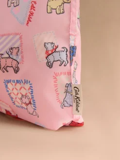 Cath Kidston Pink Teddy Dog Mini Foldaway Shopper Bag