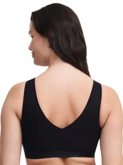 Chantelle Soft Stretch Seamless V-Neck Padded Crop Top