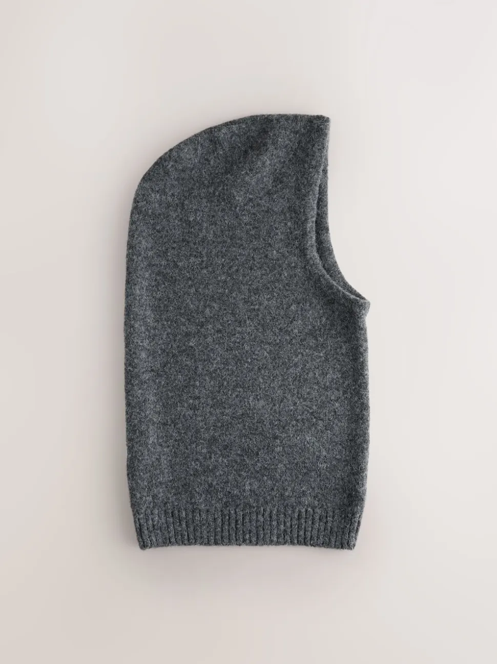 Charcoal Grey Knitted Bonnet Hat