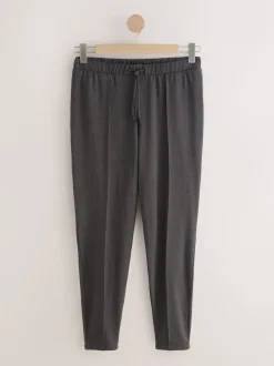 Charcoal Grey Marl Jersey Joggers