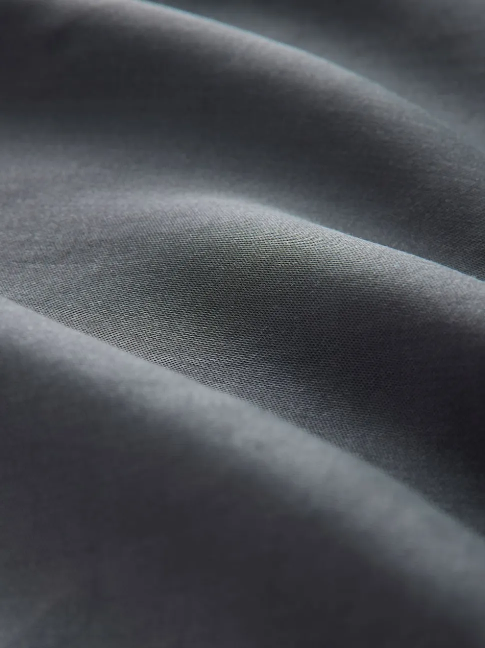 Charcoal Grey Satin Midi Skirt
