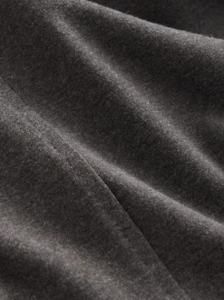 Charcoal Grey Wide Leg Jersey Joggers
