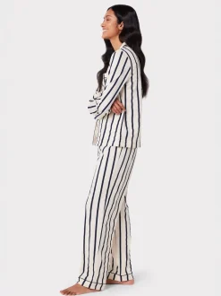 Chelsea Peers White/Blue Long Pyjamas Sets