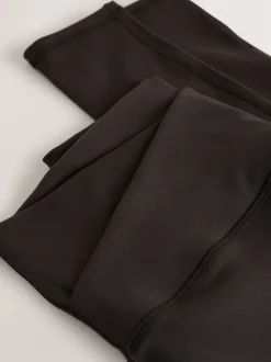 Chocolate Brown Active Balance Wrap Front Leggings