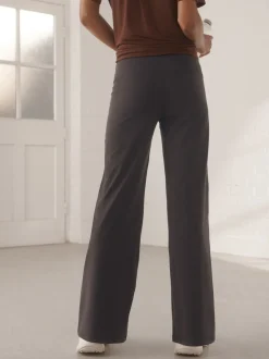 Chocolate Brown Active Ultimate Wide Leg Trousers
