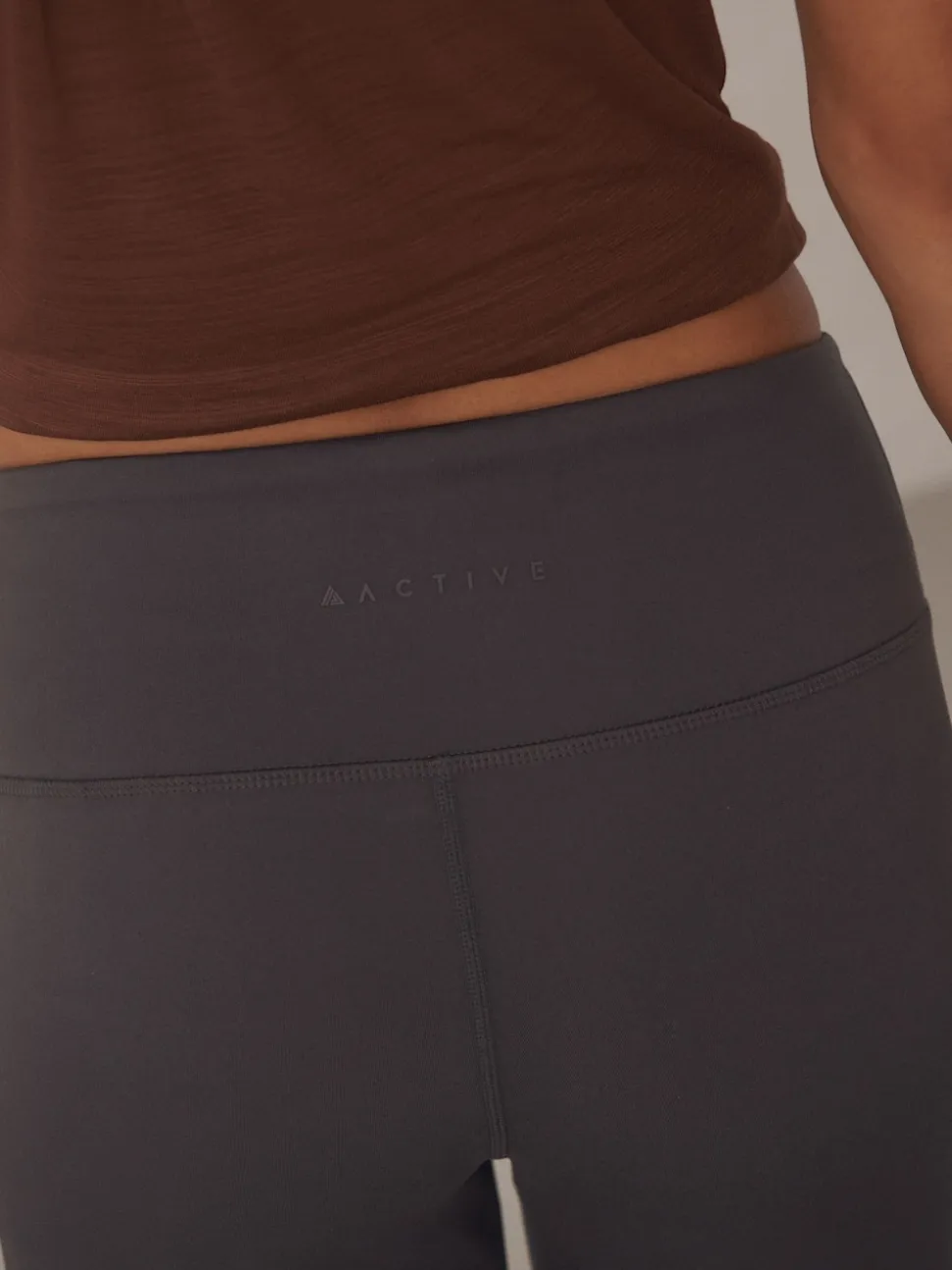 Chocolate Brown Active Ultimate Wide Leg Trousers