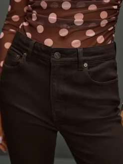 Chocolate Brown Authentic Relaxed Skinny Jeans