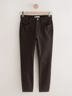 Chocolate Brown Authentic Relaxed Skinny Jeans