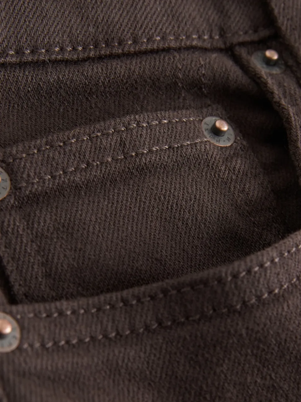 Chocolate Brown Authentic Relaxed Skinny Jeans
