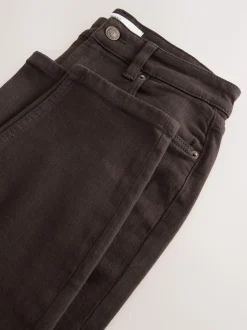 Chocolate Brown Authentic Relaxed Skinny Jeans