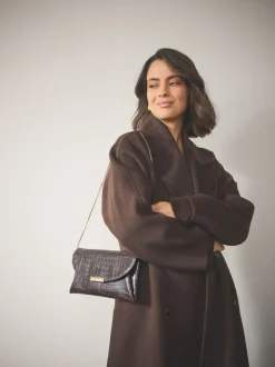 Chocolate Brown Clutch Bag