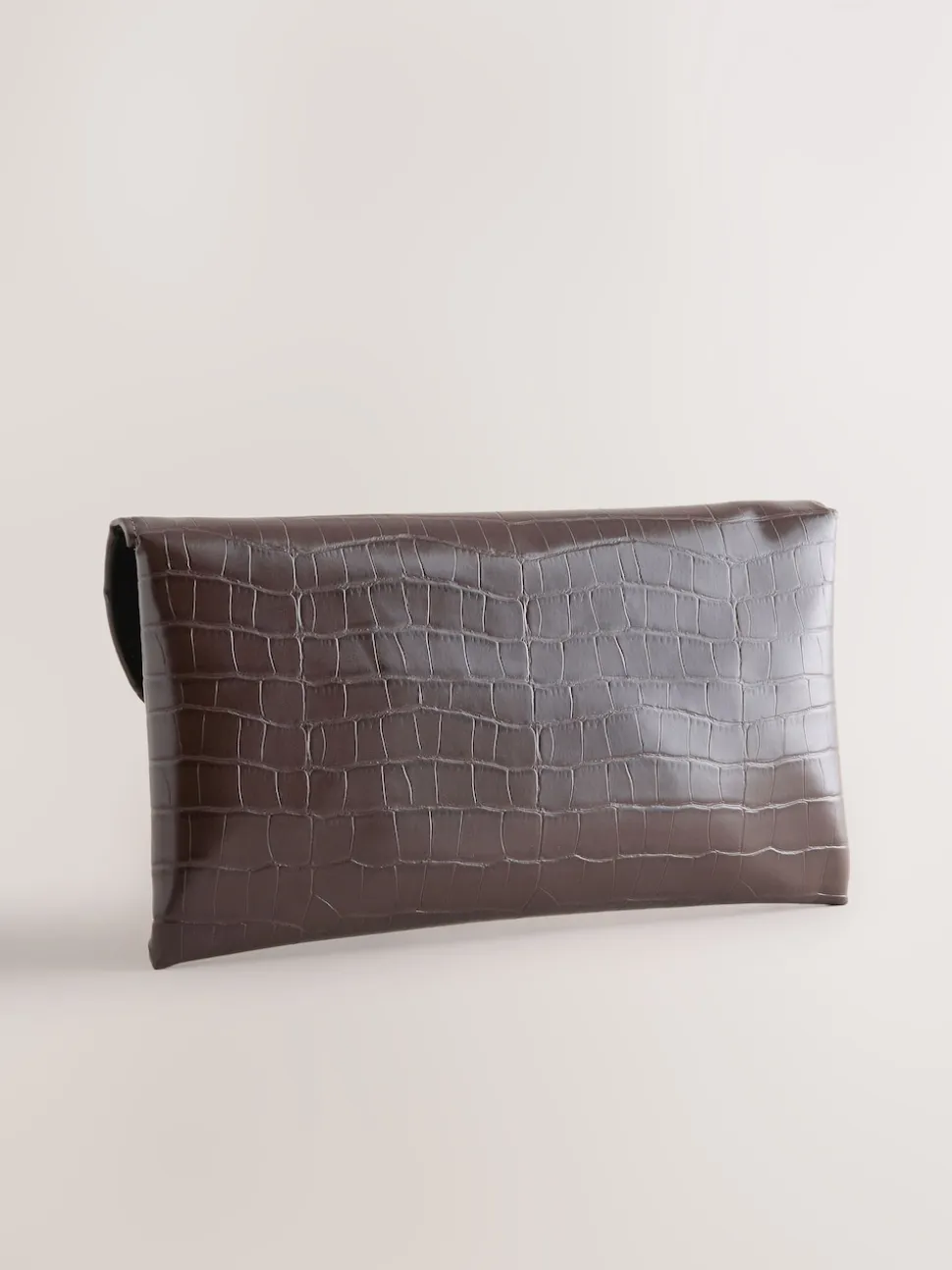 Chocolate Brown Clutch Bag