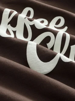 Chocolate Brown Coffee Club Sweatshirt