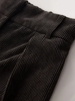 Chocolate Brown Cord Wide Leg Trousers