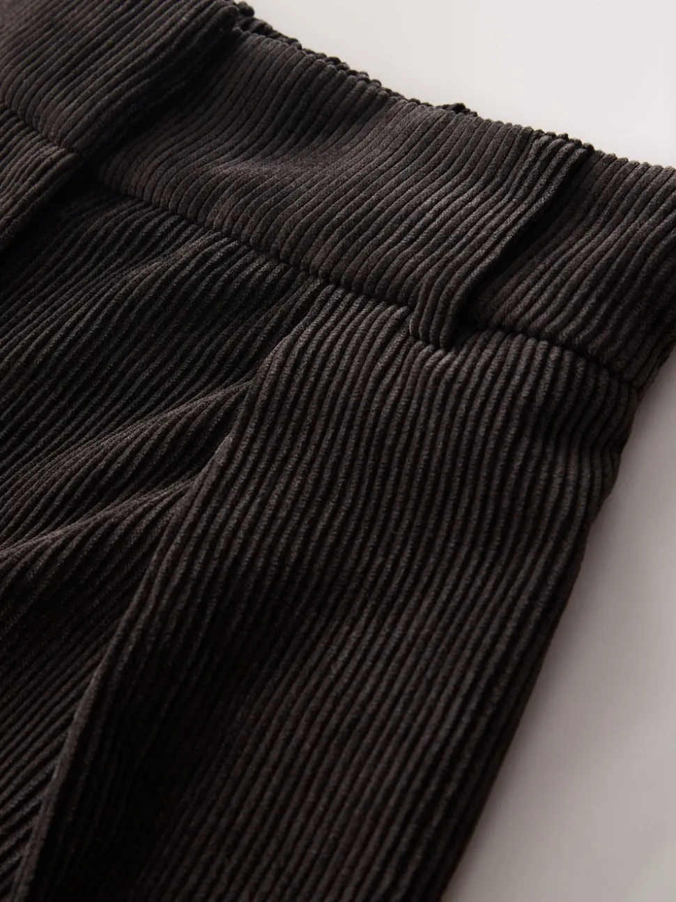 Chocolate Brown Cord Wide Leg Trousers