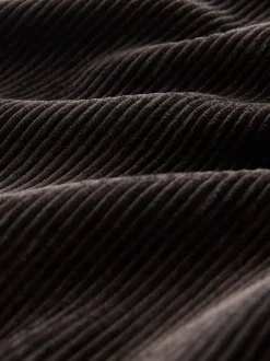 Chocolate Brown Cord Wide Leg Trousers