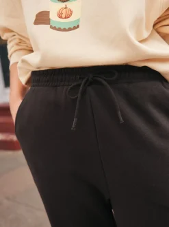 Chocolate Brown Essential Cuffed Jersey Joggers