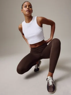 Chocolate Brown Full Length Leggings