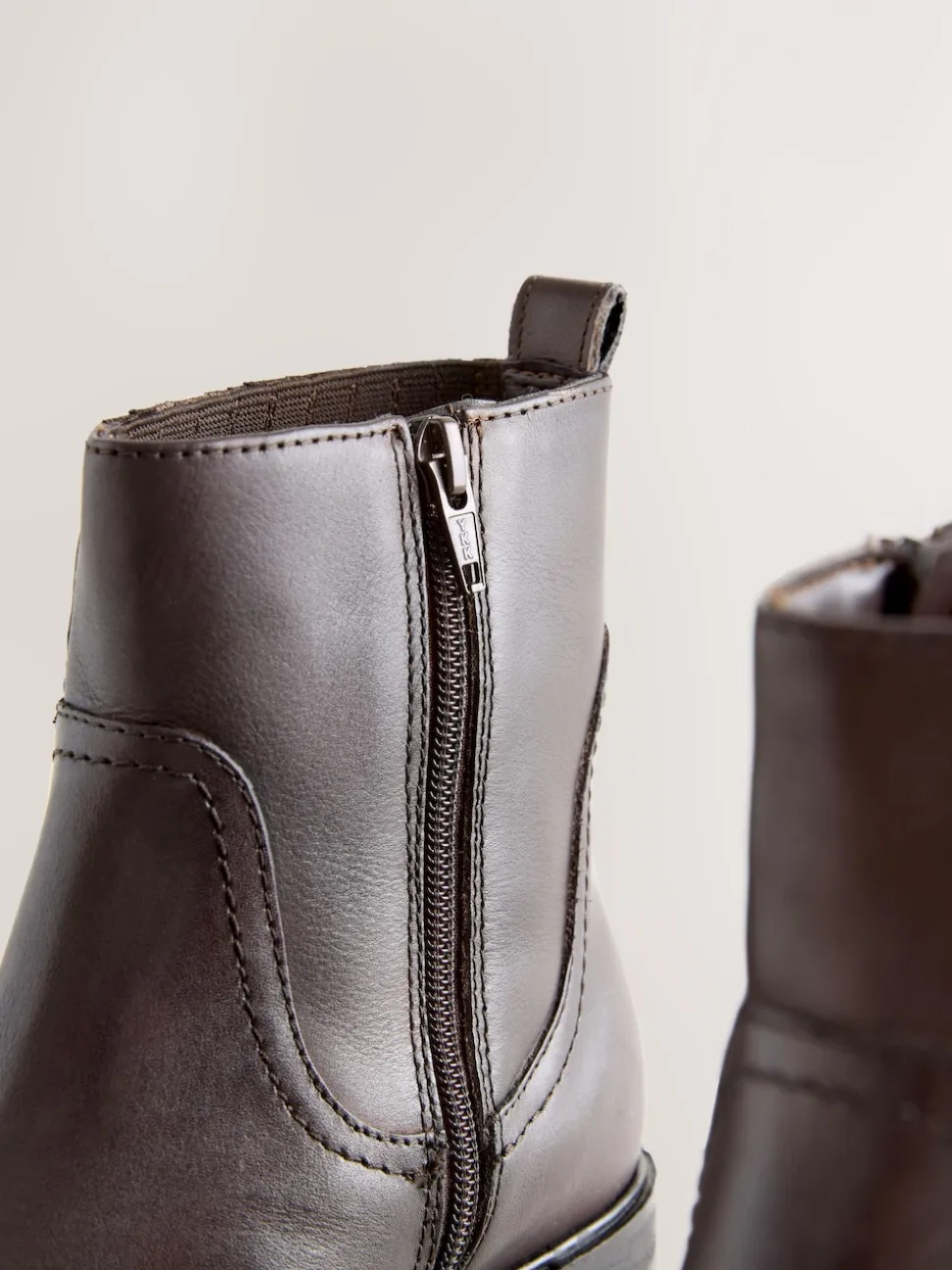 Chocolate Brown Leather Forever Comfort® Chelsea Boots