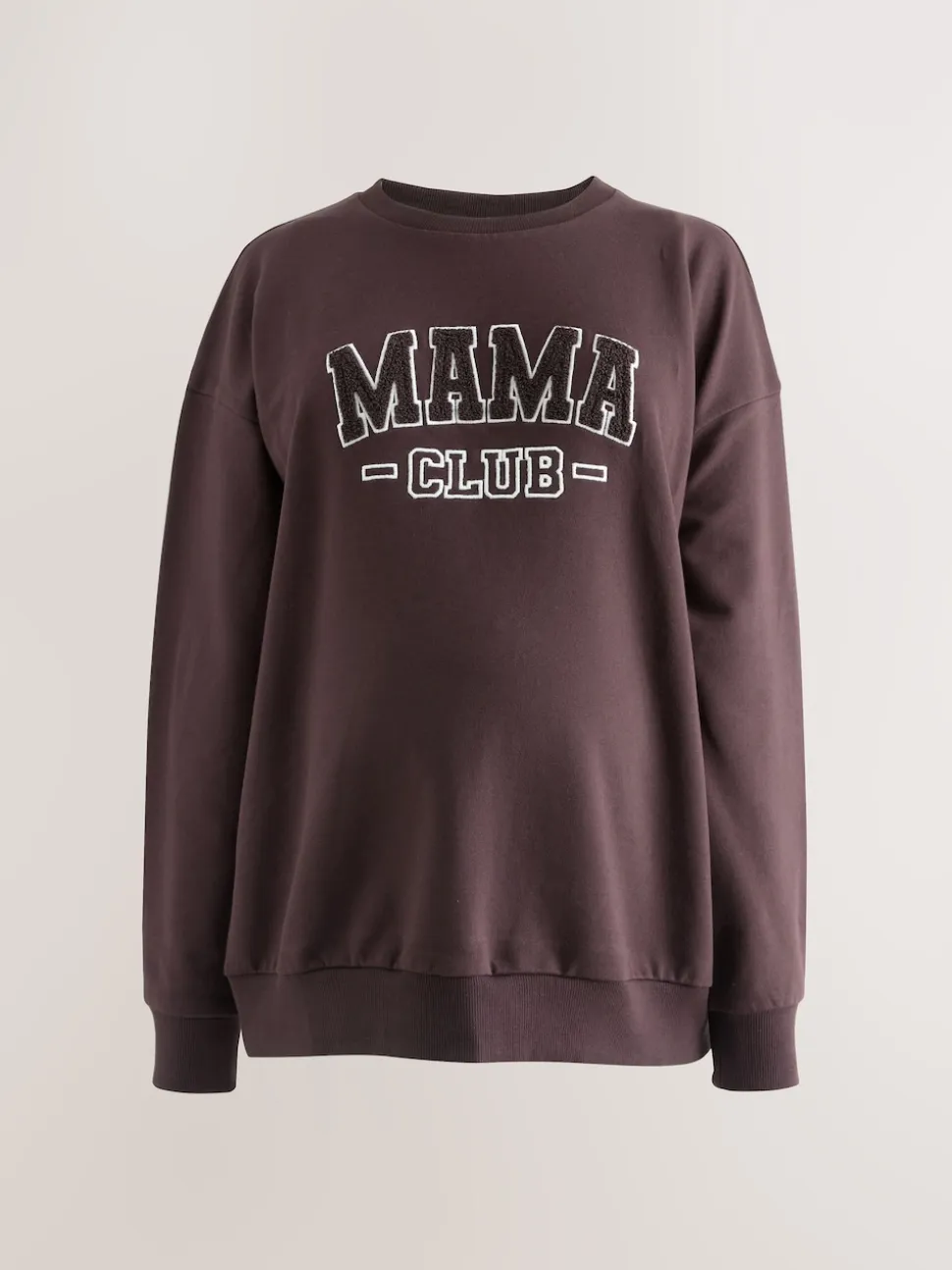 Chocolate Brown Maternity Mini Me Sweatshirt Set