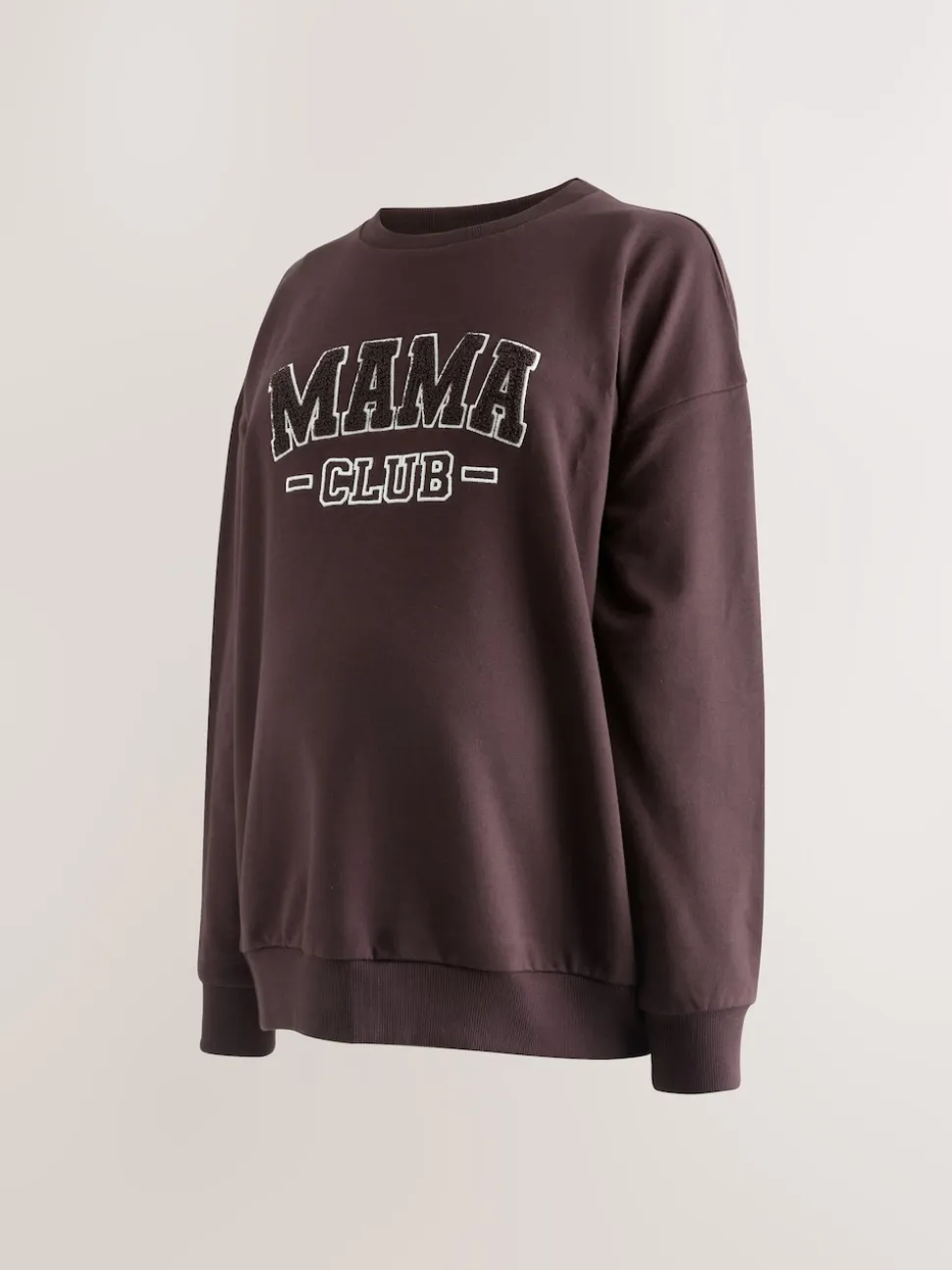 Chocolate Brown Maternity Mini Me Sweatshirt Set