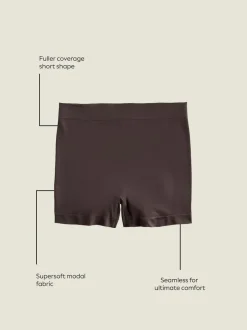 Chocolate Brown N.Premium Super Soft Seamless Shorts