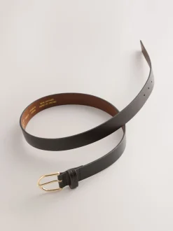 Chocolate Brown Regular Leather Belt