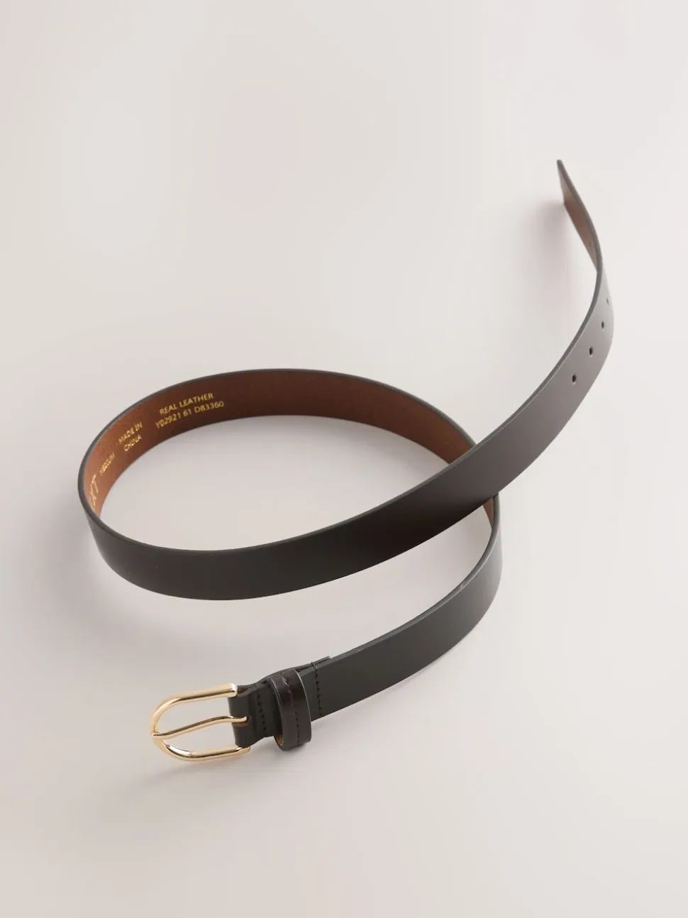 Chocolate Brown Regular Leather Belt