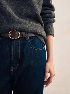 Chocolate Brown Regular PU Belt