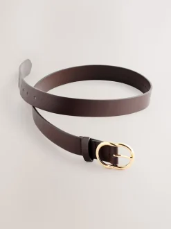 Chocolate Brown Regular PU Belt