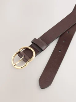 Chocolate Brown Regular PU Belt