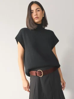 Chocolate Brown Satin Belt with Diamante Buckle