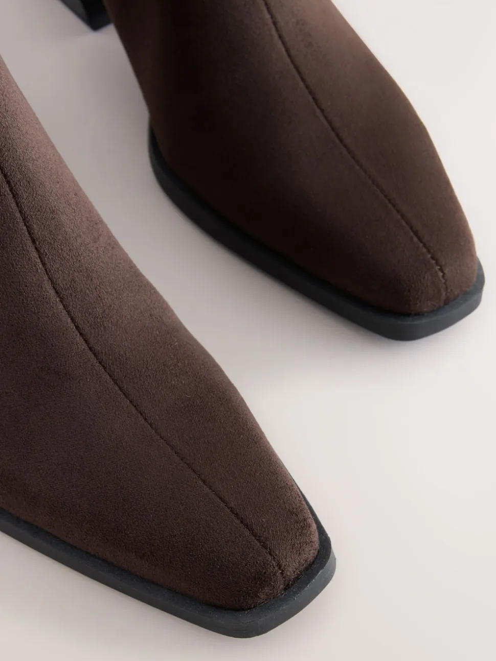 Chocolate Brown Standard/Wide Fit Chelsea Style Western Cowboy Boots
