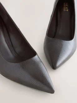 Chocolate Brown Standard/Wide Fit Forever Comfort® Point Toe Court Heels